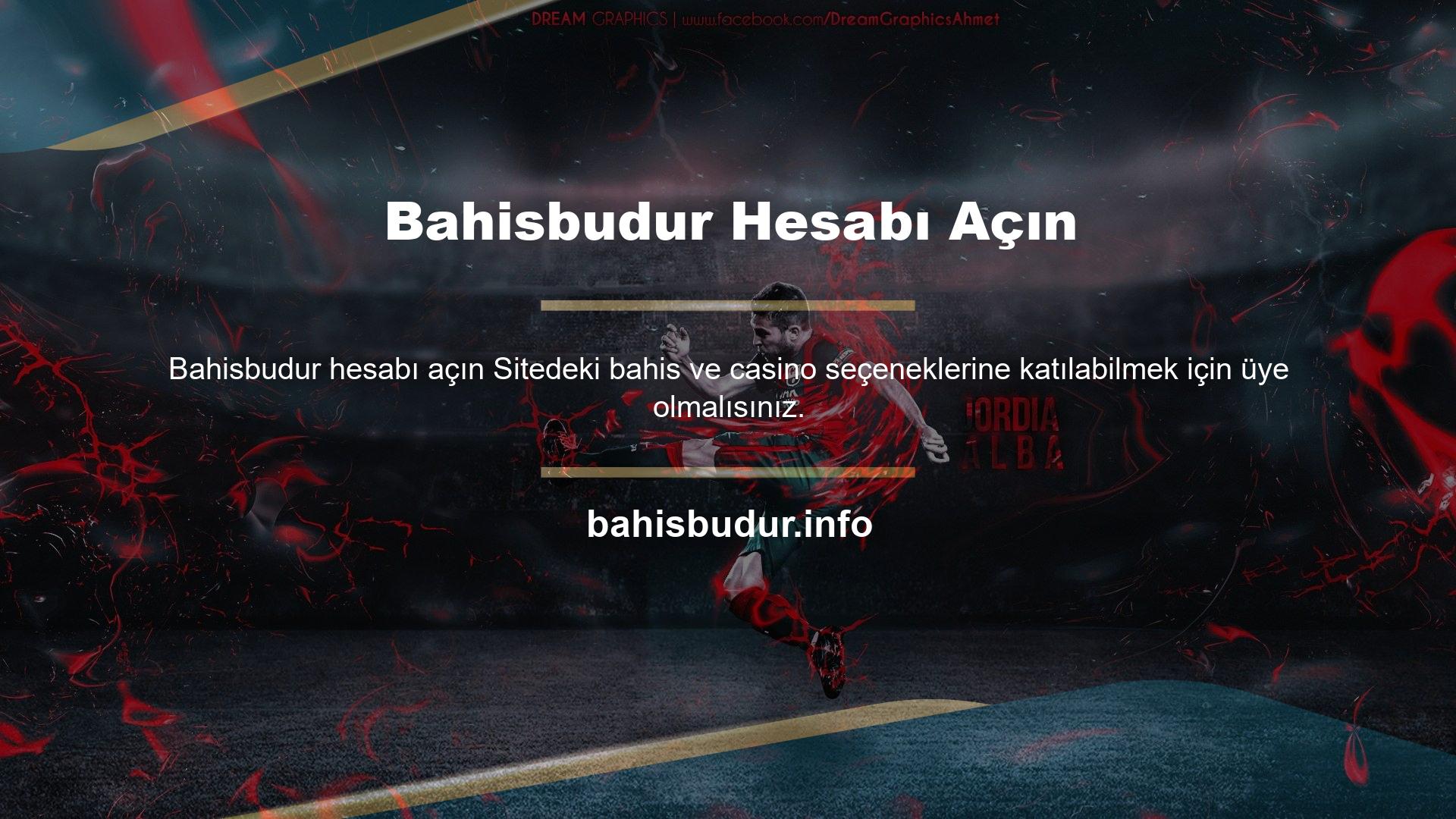 Bahisbudur üyelik süreci ücretsiz ve hızlıdır