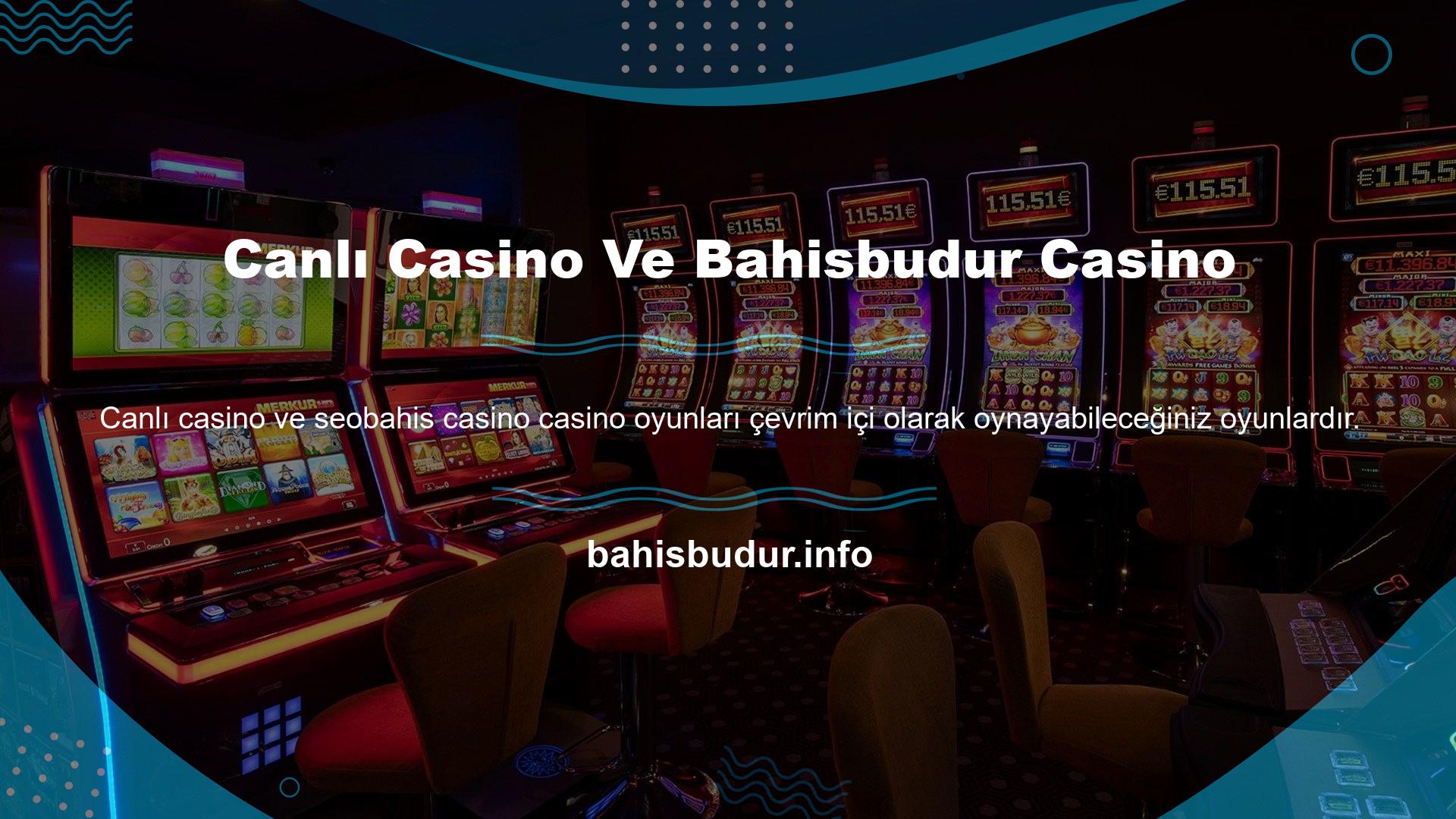 Casino sitelerine bağlanmak için herhangi bir çevrim içi bağlantı gerekmemektedir