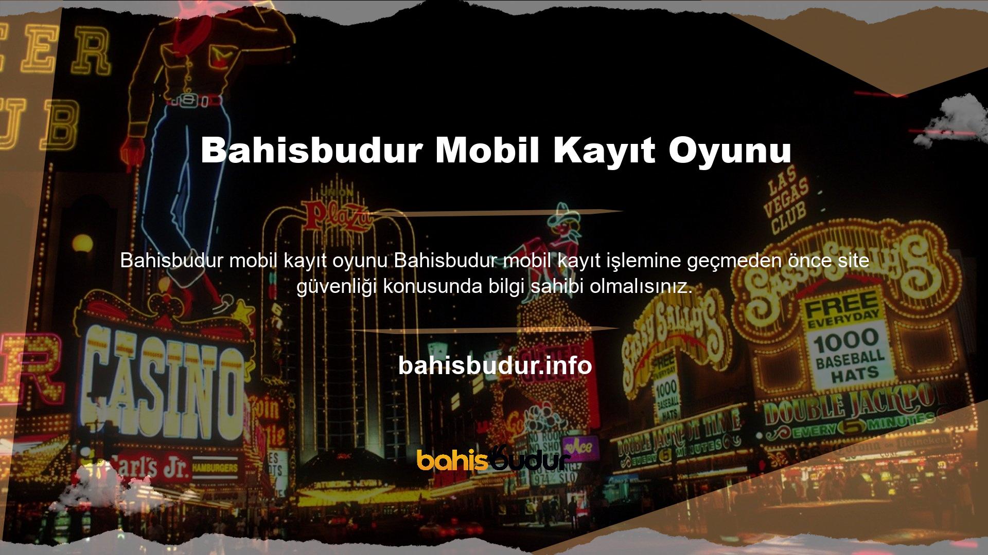 Bahisbudur mobil kayıt oyunları web sitesini açık bırakmak yerine, her giriş yaptığınızda siteye güvenli bir şekilde erişebileceğinizden emin olabilirsiniz