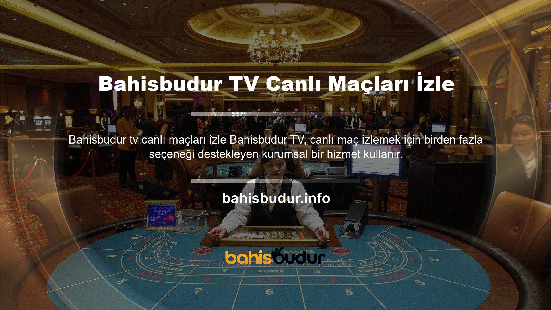 Özellikle Bahisbudur TV canlı maçları izle bu kurum için site kesinlikle güvenilir bir altyapı sunar, bu nedenle dikkatiniz dağılmadan temiz görme şansına sahipsiniz